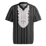 Liberia Kpelle Ethnic Heritage Pattern - Black Rugby Jersey - African Pride