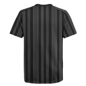 Liberia Kpelle Ethnic Heritage Pattern - Black Rugby Jersey - African Pride