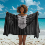 Liberia Kpelle Ethnic Heritage Pattern - Black Sarong - African Pride