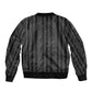 Liberia Kpelle Ethnic Heritage Pattern - Black Sleeve Zip Bomber Jacket - African Pride