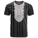 Liberia Kpelle Ethnic Heritage Pattern - Black T shirt - African Pride