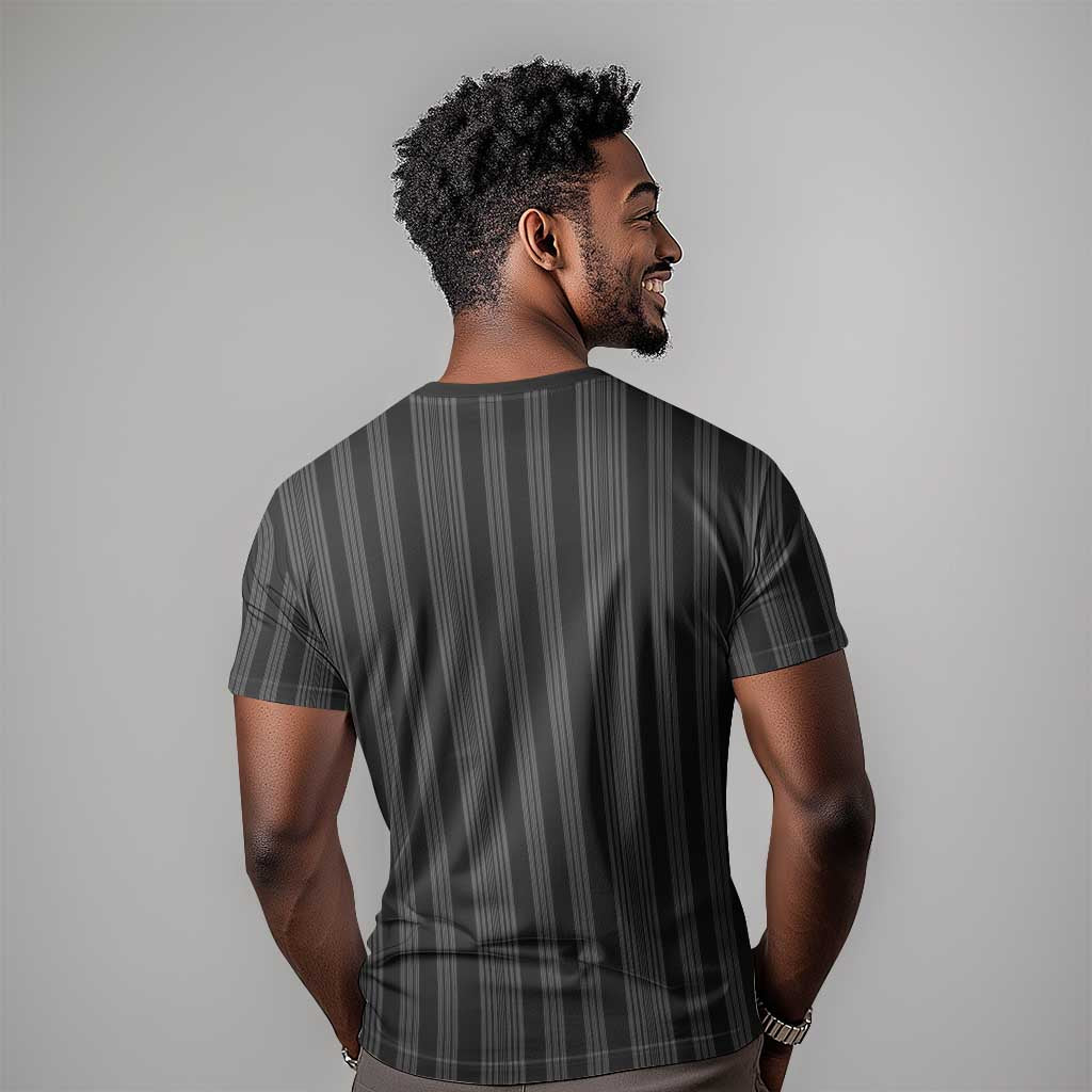 Liberia Kpelle Ethnic Heritage Pattern - Black T shirt - African Pride