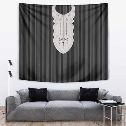 Liberia Kpelle Ethnic Heritage Pattern - Black Tapestry - African Pride