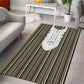 Liberia Kpelle Ethnic Heritage Pattern - Brown Area Rug - African Pride
