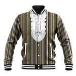 Liberia Kpelle Ethnic Heritage Pattern - Brown Baseball Jacket - African Pride