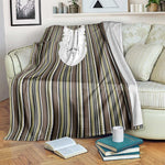 Liberia Kpelle Ethnic Heritage Pattern - Brown Blanket - African Pride