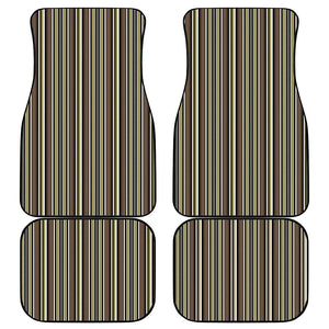 Liberia Kpelle Ethnic Heritage Pattern - Brown Car Mats - African Pride