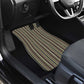 Liberia Kpelle Ethnic Heritage Pattern - Brown Car Mats - African Pride