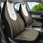 Liberia Kpelle Ethnic Heritage Pattern - Brown Car Seat Cover - African Pride