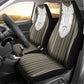 Liberia Kpelle Ethnic Heritage Pattern - Brown Car Seat Cover - African Pride