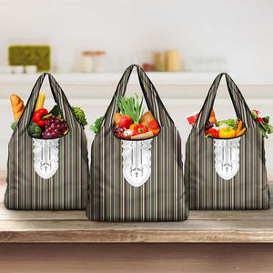 Liberia Kpelle Ethnic Heritage Pattern - Brown Grocery Bag - African Pride