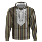 Liberia Kpelle Ethnic Heritage Pattern - Brown Hoodie - African Pride