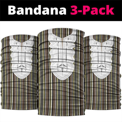 Liberia Kpelle Ethnic Heritage Pattern - Brown Neck Gaiter - African Pride