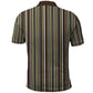 Liberia Kpelle Ethnic Heritage Pattern - Brown Polo Shirt - African Pride