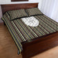 Liberia Kpelle Ethnic Heritage Pattern - Brown Quilt Bed Set - African Pride