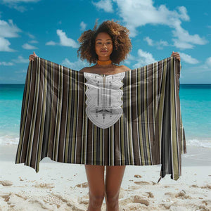 Liberia Kpelle Ethnic Heritage Pattern - Brown Sarong - African Pride