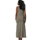 Liberia Kpelle Ethnic Heritage Pattern - Brown Tank Maxi Dress - African Pride