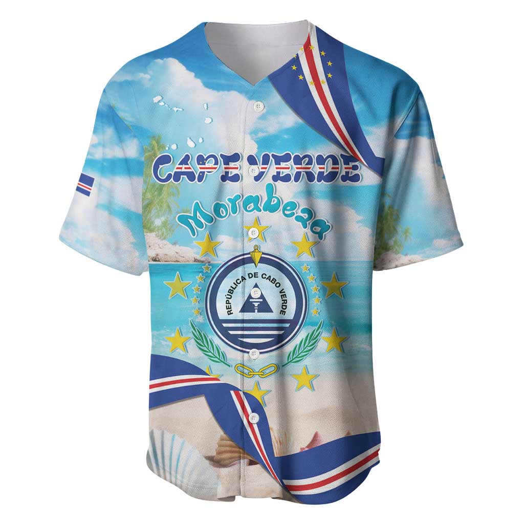 Cape Verde Morabeza Baseball Jersey Paradise Ocean - African Pride