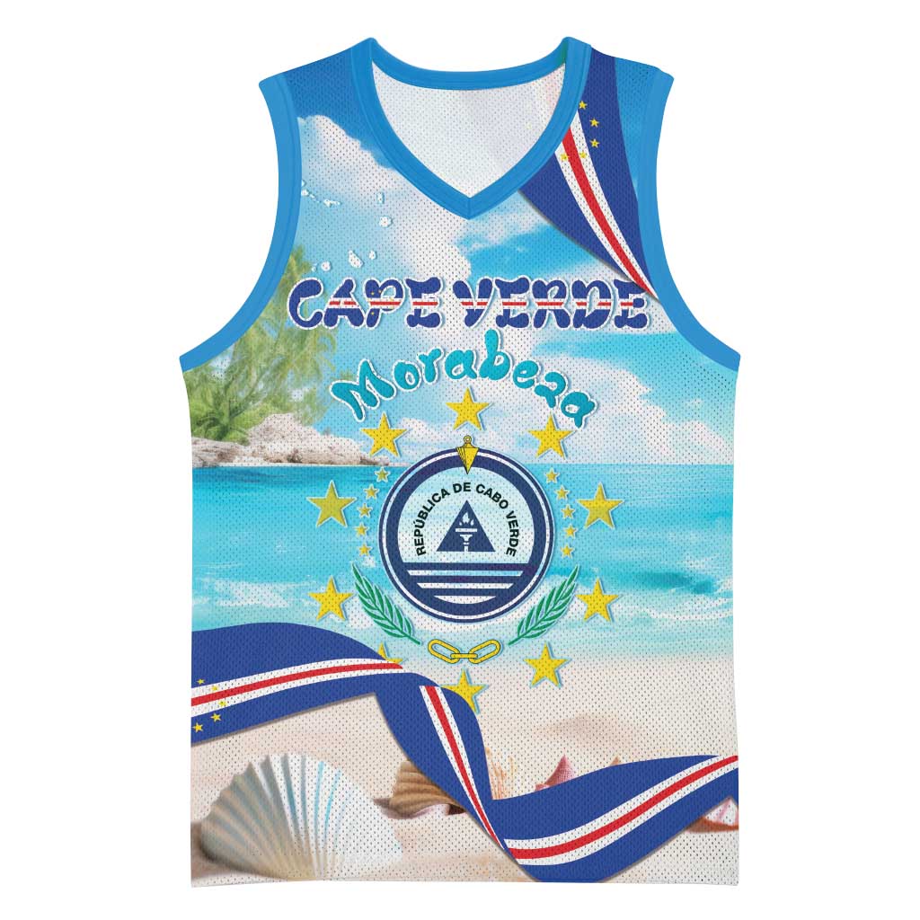 Cape Verde Morabeza Basketball Jersey Paradise Ocean - African Pride