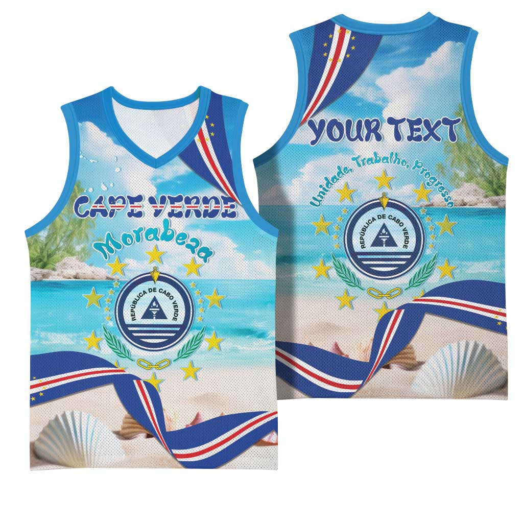 Cape Verde Morabeza Basketball Jersey Paradise Ocean - African Pride