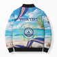 Personalized Cape Verde Morabeza Bomber Puffer Jacket Island Welcome