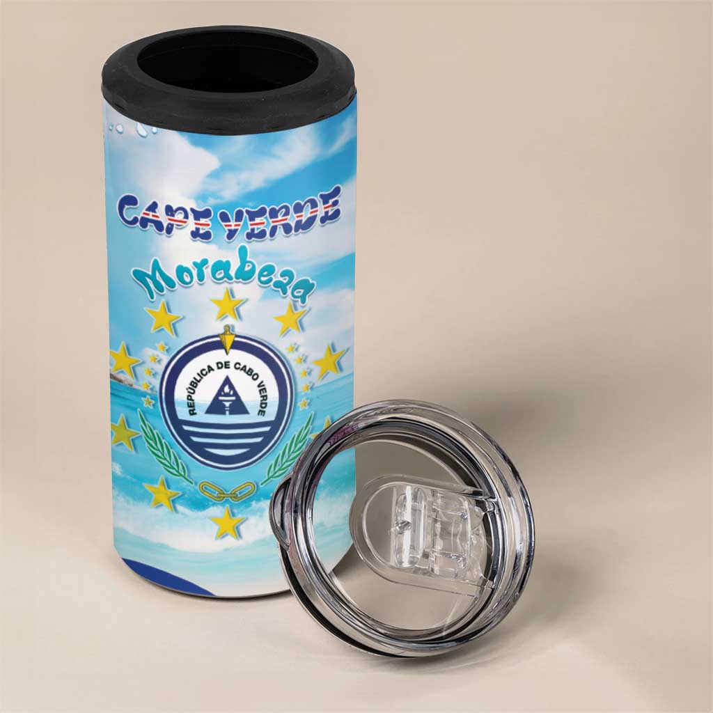 Cape Verde Morabeza 4 in 1 Can Cooler Tumbler Paradise Ocean - African Pride
