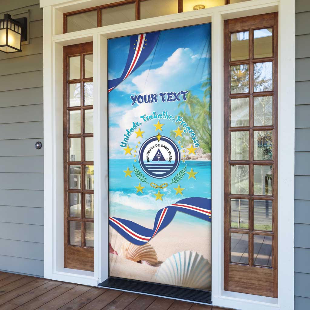 Personalized Cape Verde Morabeza Door Cover Island Welcome