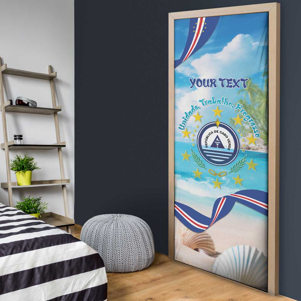 Personalized Cape Verde Morabeza Door Cover Island Welcome