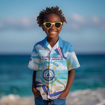 Cape Verde Morabeza Kid Hawaiian Shirt Paradise Ocean - African Pride