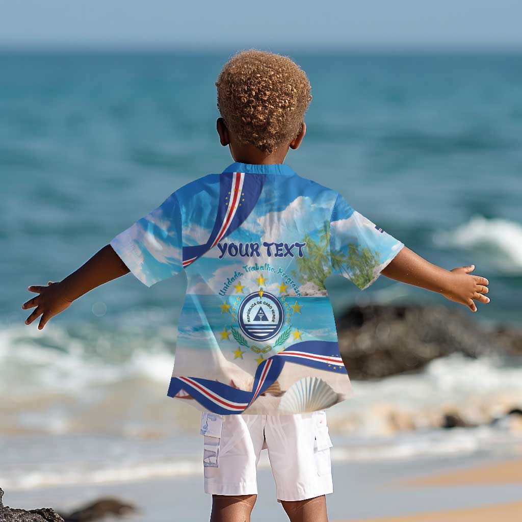 Cape Verde Morabeza Kid Hawaiian Shirt Paradise Ocean - African Pride