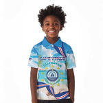 Cape Verde Morabeza Kid Polo Shirt Paradise Ocean - African Pride