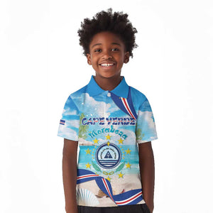 Cape Verde Morabeza Kid Polo Shirt Paradise Ocean - African Pride