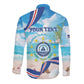 Cape Verde Morabeza Long Sleeve Button Shirt Paradise Ocean - African Pride