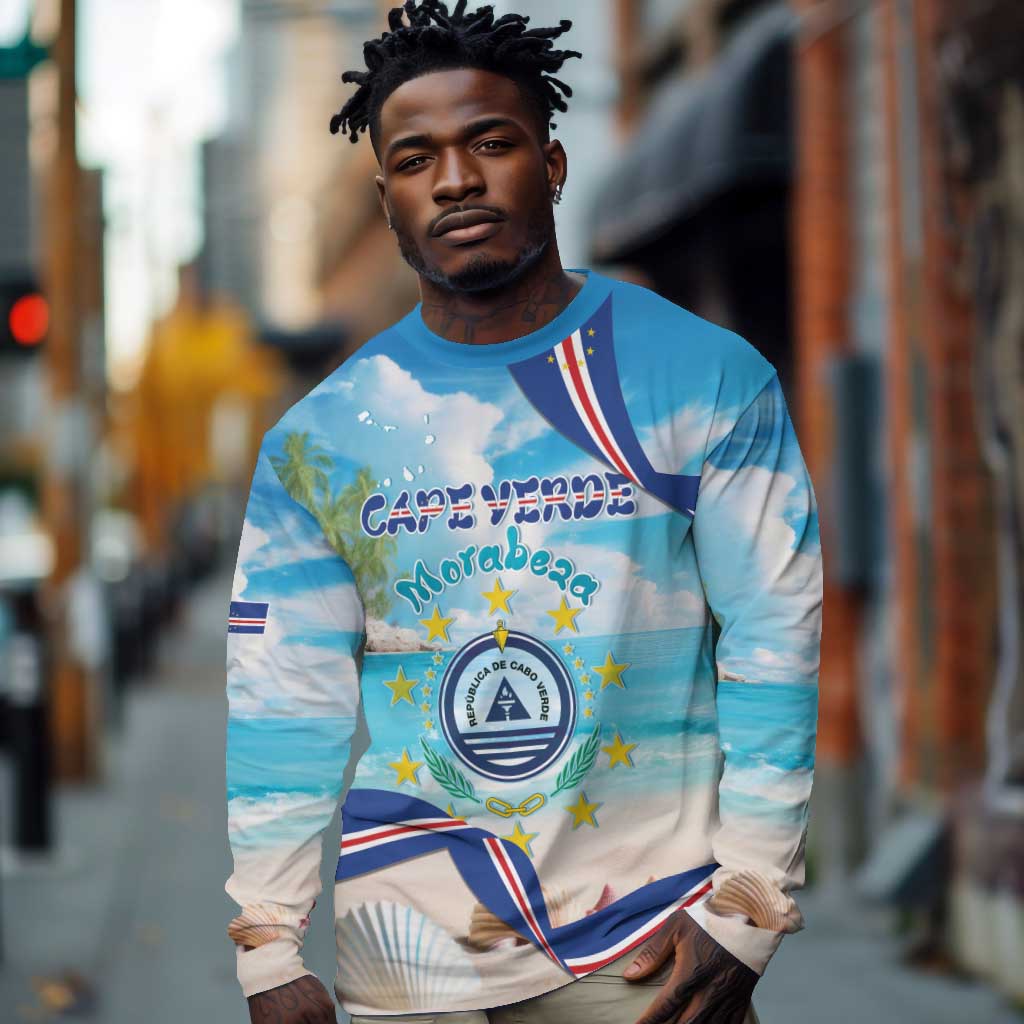 Cape Verde Morabeza Long Sleeve Shirt Paradise Ocean - African Pride