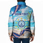 Personalized Cape Verde Morabeza Padded Jacket Island Welcome