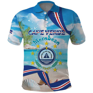 Cape Verde Morabeza Polo Shirt Paradise Ocean - African Pride