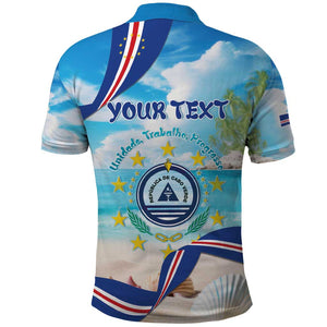 Cape Verde Morabeza Polo Shirt Paradise Ocean - African Pride