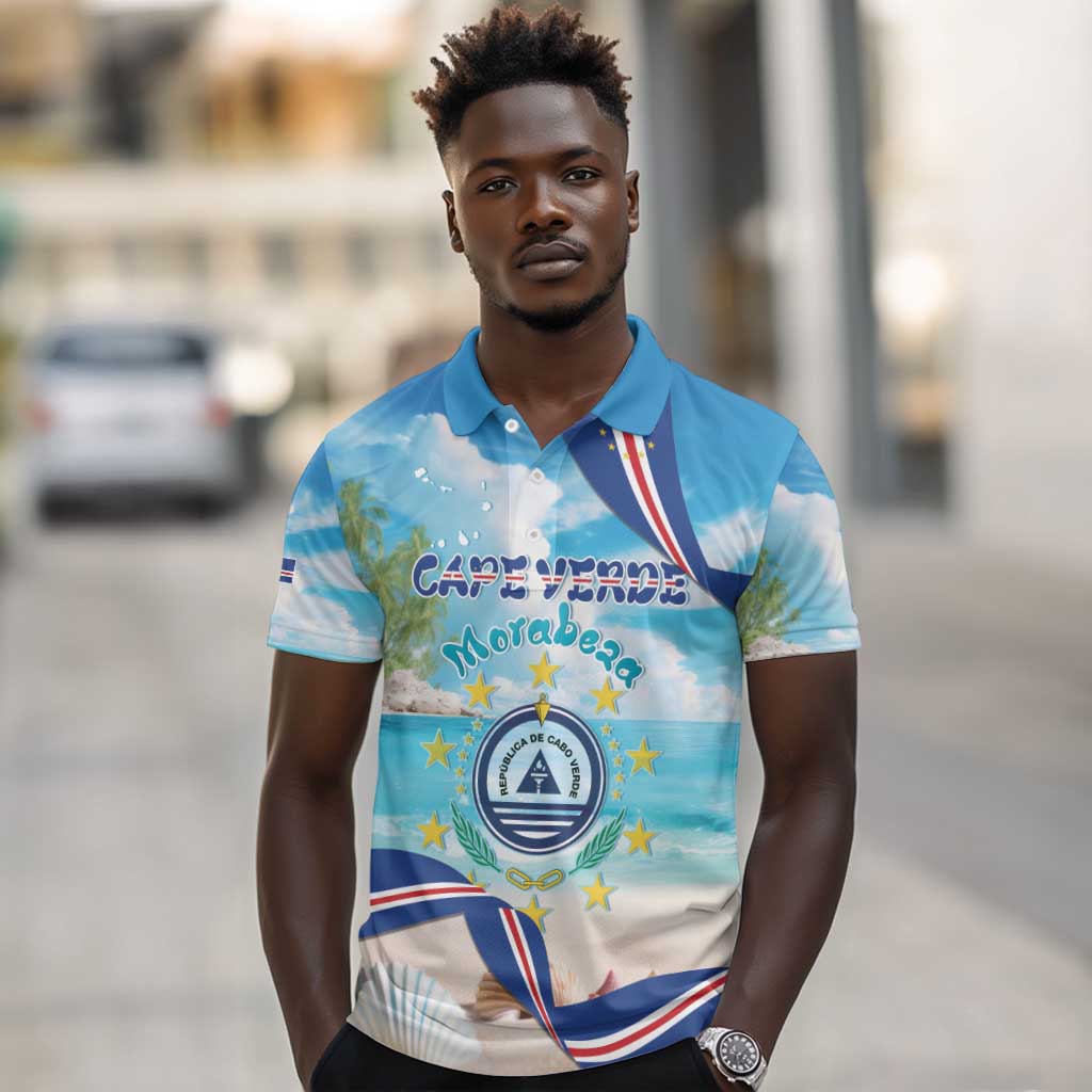 Cape Verde Morabeza Polo Shirt Paradise Ocean - African Pride