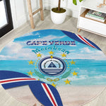 Cape Verde Morabeza Round Carpet Paradise Ocean - African Pride