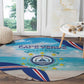 Cape Verde Morabeza Round Carpet Paradise Ocean - African Pride