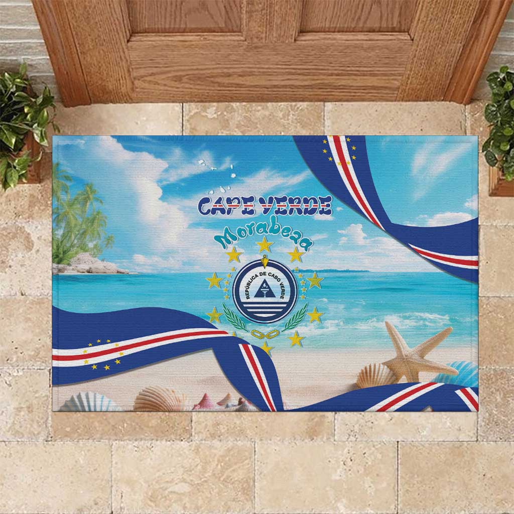 Cape Verde Morabeza Rubber Doormat Paradise Ocean - African Pride