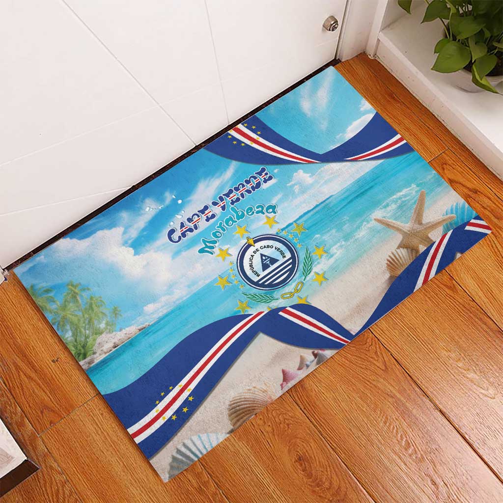 Cape Verde Morabeza Rubber Doormat Paradise Ocean - African Pride