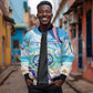 Cape Verde Morabeza Sleeve Zip Bomber Jacket Paradise Ocean - African Pride