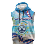 Cape Verde Morabeza Sleeveless Hoodie Paradise Ocean - African Pride