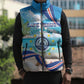 Personalized Cape Verde Morabeza Sleeveless Puffer Jacket Island Welcome