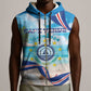 Cape Verde Morabeza Sleeveless Zip Hoodie Paradise Ocean - African Pride