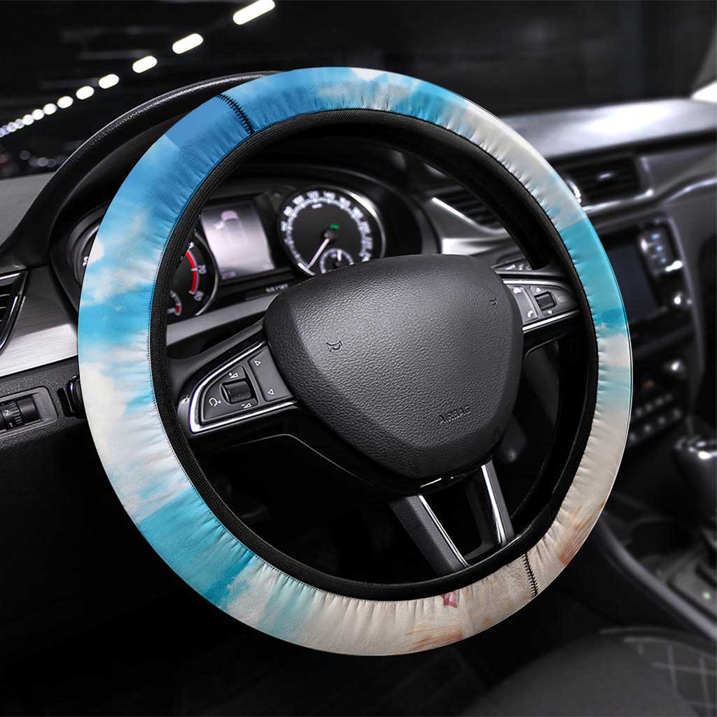 Cape Verde Morabeza Steering Wheel Cover Paradise Ocean - African Pride