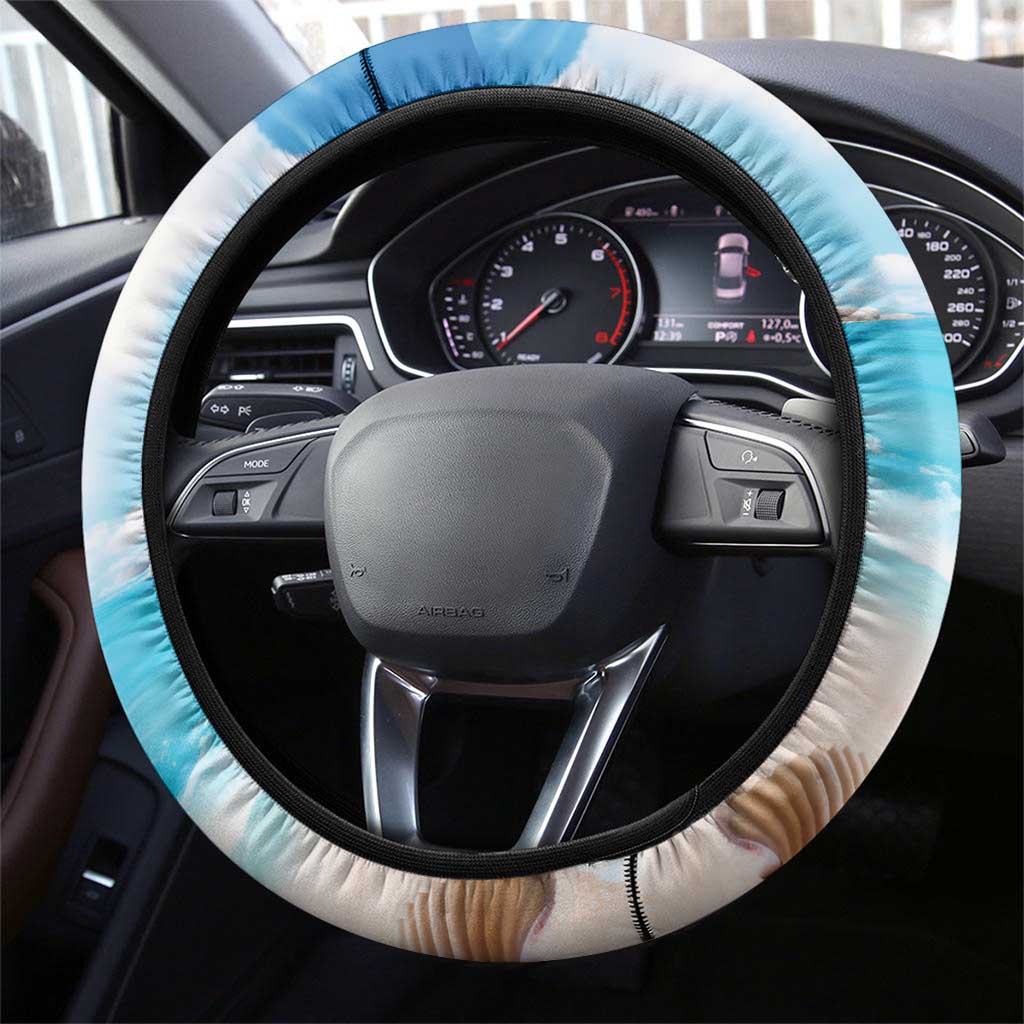 Cape Verde Morabeza Steering Wheel Cover Paradise Ocean - African Pride