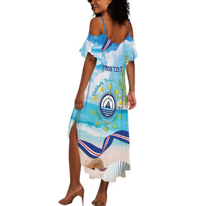 Cape Verde Morabeza Summer Maxi Dress Paradise Ocean - African Pride
