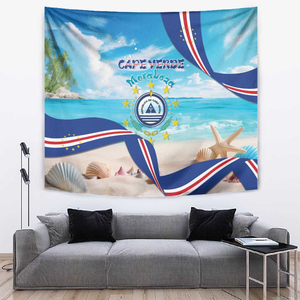 Cape Verde Morabeza Tapestry Paradise Ocean - African Pride